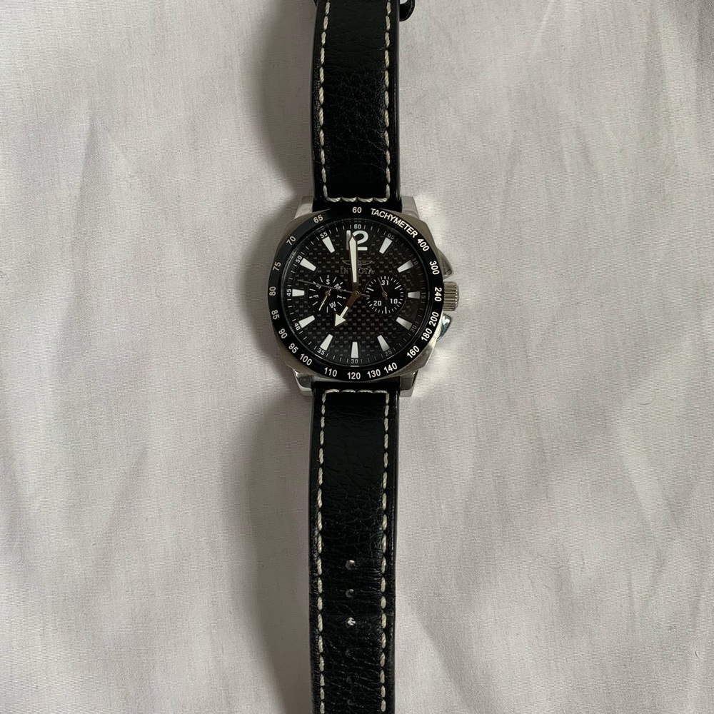 Invicta Speciality Quartz Watch with Leather Band - Picture 3 of 4